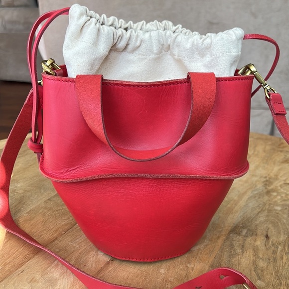 Madewell The Austin Crossbody Red Bag - Picture 7 of 11